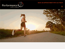 Tablet Screenshot of performancehealthgroup.ca